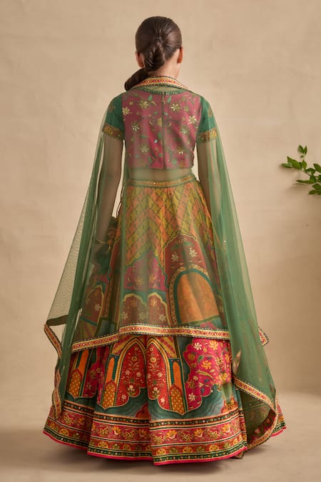 Kalista Sandhaya Floral Print Lehenga Set 