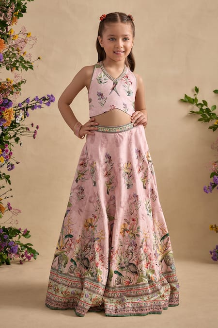 Kalista Neisha Floral Printed Blouse & Lehenga Set 