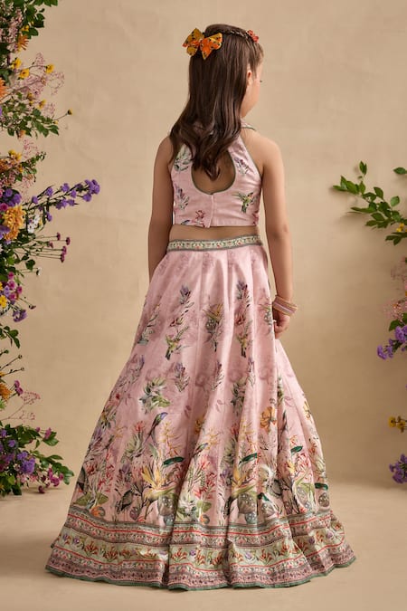 Kalista Neisha Floral Printed Blouse & Lehenga Set 