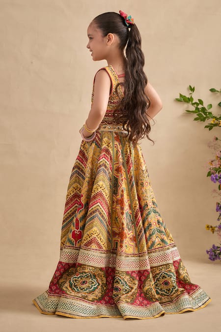 Kalista Gulnaar Printed Lehenga Blouse Set