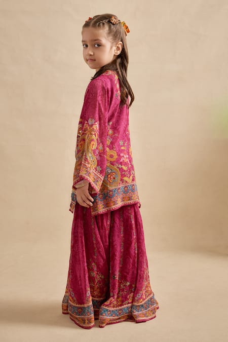 Kalista Maahi Printed Kurta Sharara Set