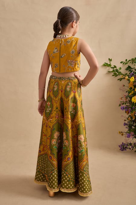 Kalista Urja Embroidered Blouse Sharara Set 