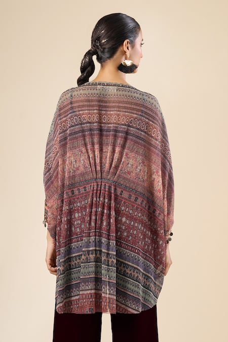 Tarun Tahiliani Geometric Print Tunic
