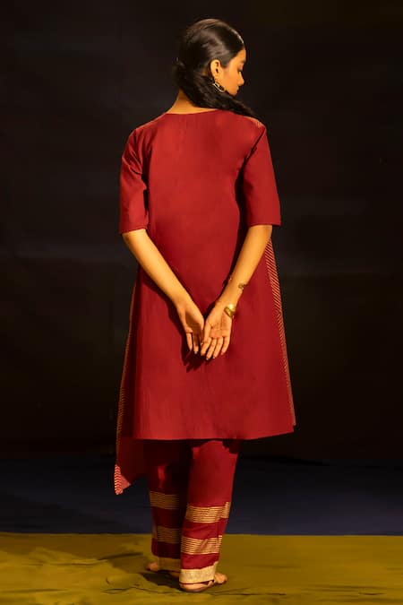 Banana Labs Striped Kurta Pant Set 