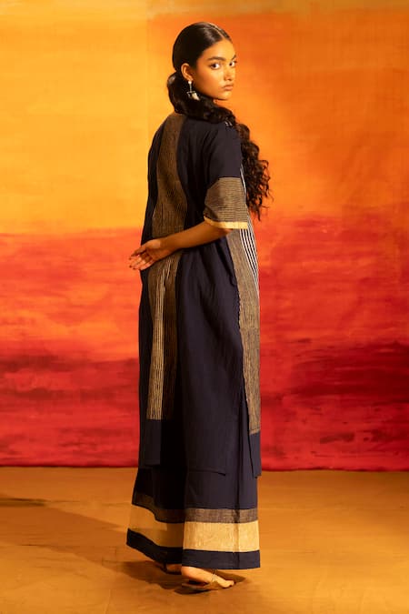 Banana Labs Striped Kurta & Palazzo Set 