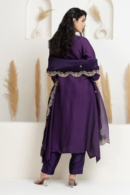 BAIDEHI A-Line Embroidered Kurta Set 