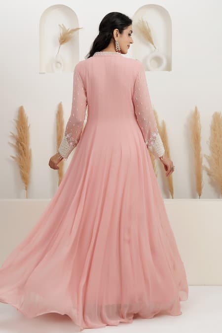 BAIDEHI Cutdana & Sequin Embroidered Gown