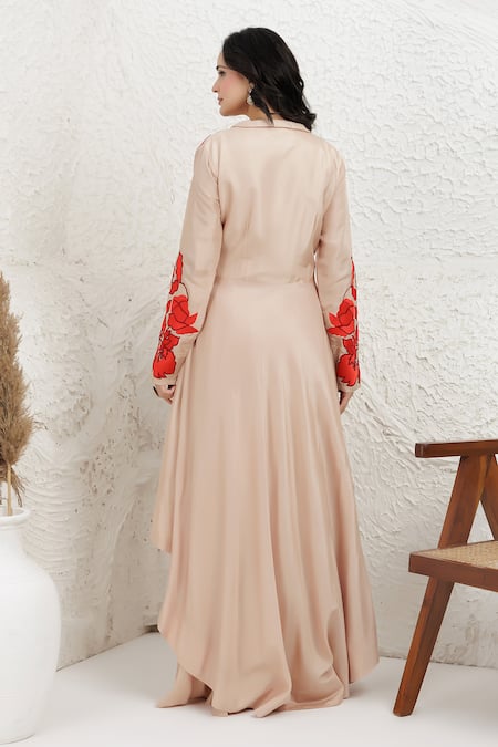 BAIDEHI Applique Embroidered Kurta & Palazzo Set 