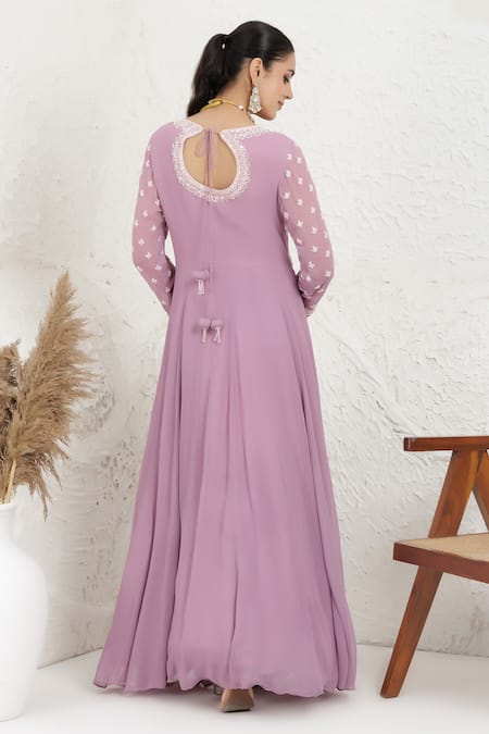 BAIDEHI Embroidered Georgette Gown