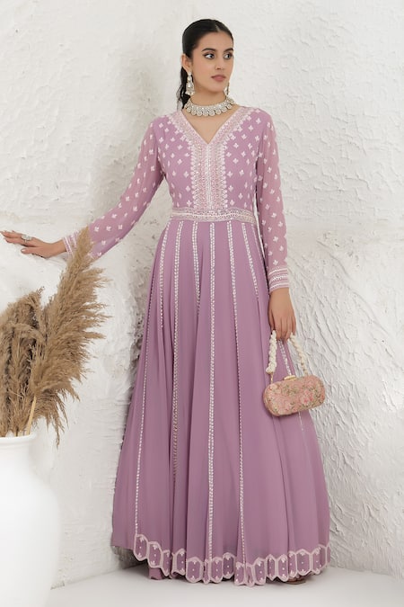 BAIDEHI Embroidered Georgette Gown