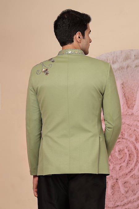 Soniya G Embroidered Bandhgala & Trouser Set 