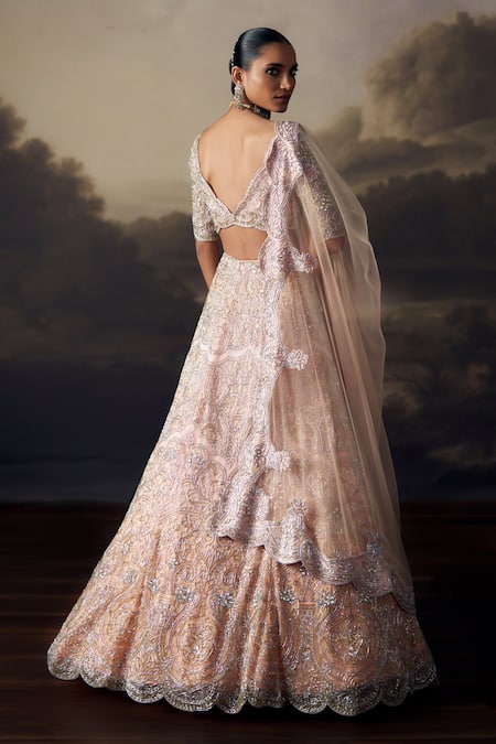 Ohaila Khan Embroidered Lehenga Set 