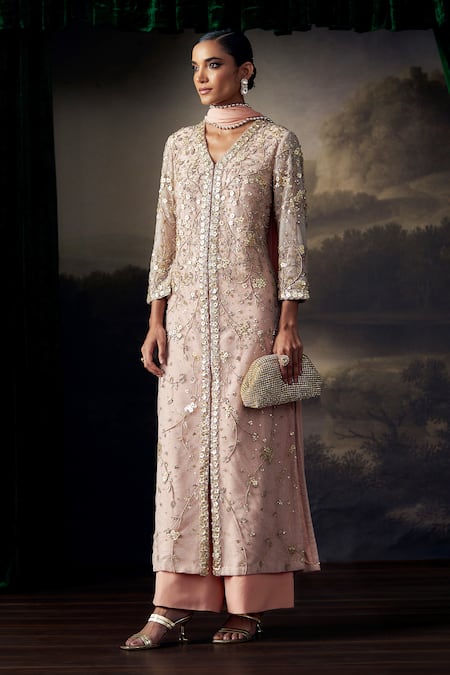 Ohaila Khan Zardozi Embroidered Kurta Set 