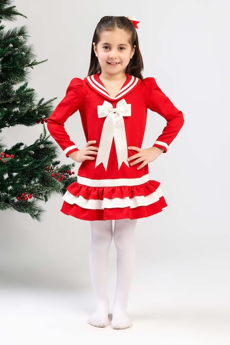 The Pony & Peony Co. Sailor Red Dress 