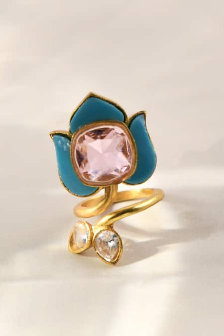MAALICIOUS JEWELRY Siren Lotus Nail Ring - Single Pc