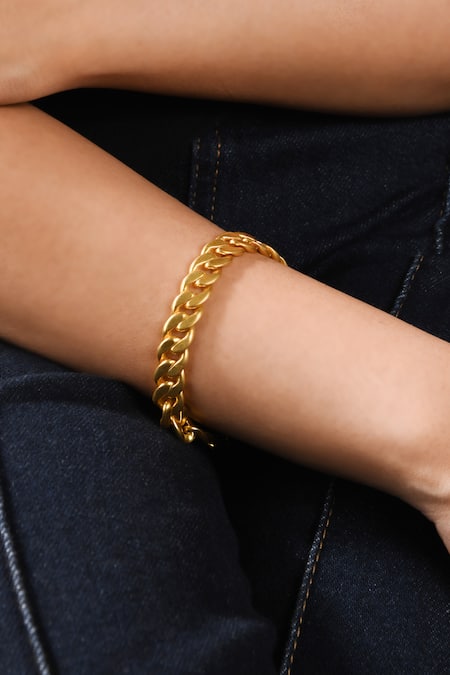 MAALICIOUS JEWELRY Tidal Wave Cuban Link Bracelet
