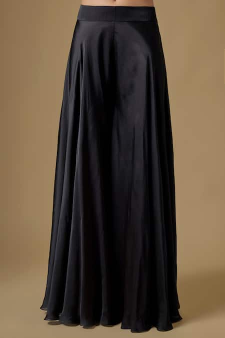 Buy Asaga Black Satin, Tulle, Organza Rillette Abstract Hand Jacket And Sharara Set Online at Aza Fashions Buy_Asaga_Black Satin, Tulle, Organza Rillette Abstract Hand Jacket And Sharara Set _Online_at_Aza_Fashions