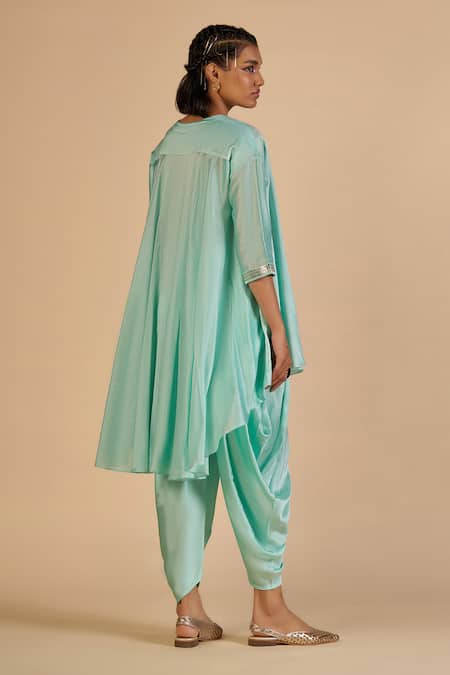 Gulabo By Abu Sandeep Embroidered Asymmetric Tunic