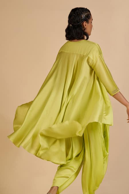 Gulabo By Abu Sandeep Embroidered Asymmetric Tunic