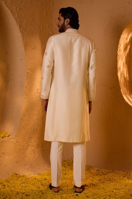 Shreyansh Designs Varunesh Mirror Work Kurta & Pant Set 