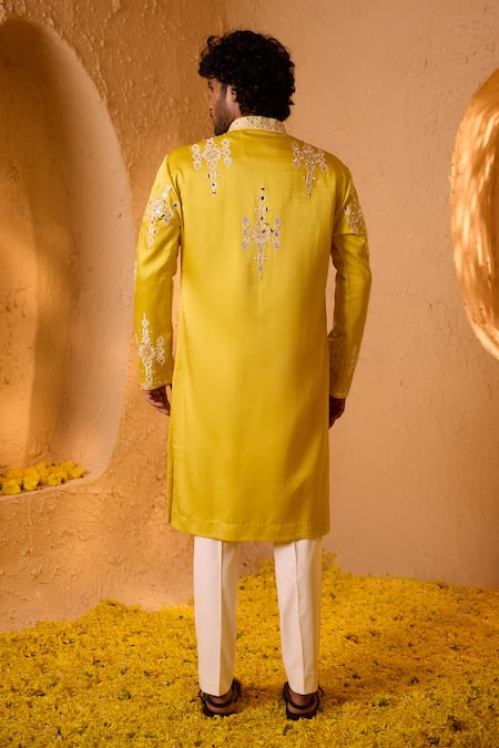 Shreyansh Designs Suryansh Mirror Work Kurta & Pant Set 