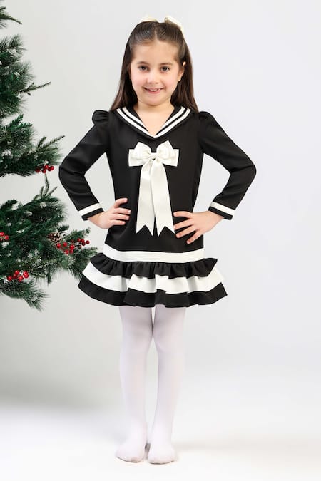 The Pony & Peony Co. Sailor Black Dress 