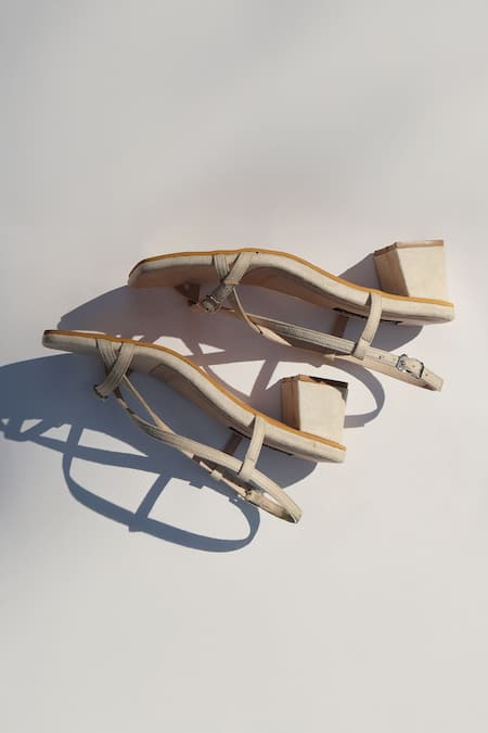 Shradha Hedau Footwear Couture Rhea Strappy Buckle Heels 