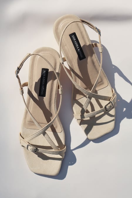 Shradha Hedau Footwear Couture Rhea Strappy Buckle Heels 