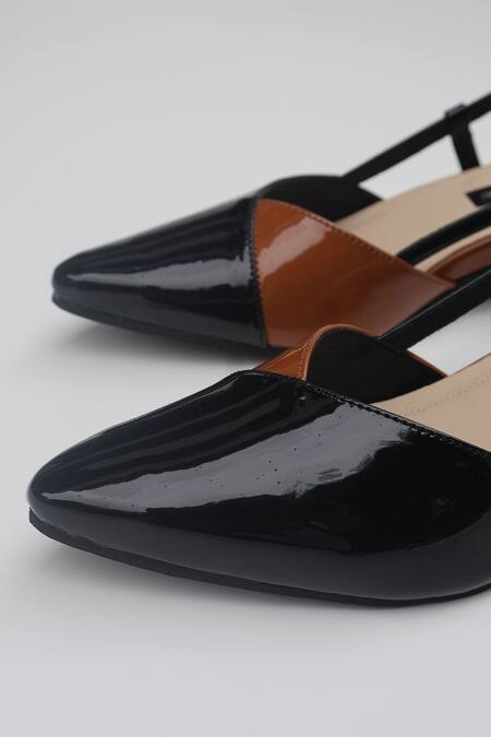 Shradha Hedau Footwear Couture_Brown Kiora Mule Block Heels _Online_at_Aza_Fashions