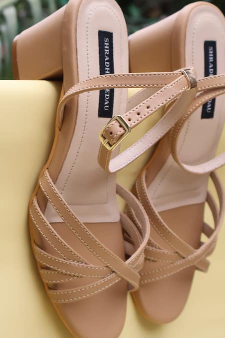 Shradha Hedau Footwear Couture Veda Strappy Block Heels 