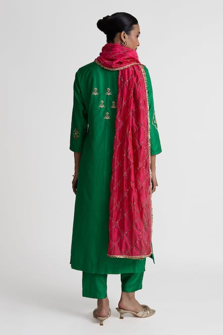 Naina Jain Zardozi Patchwork Kurta Set 