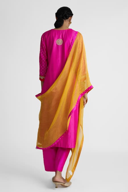 Naina Jain Zardozi Embroidered Kurta Pant Set 