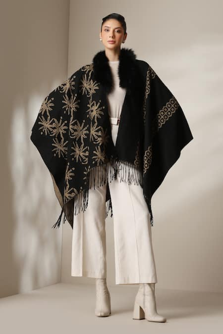 Dusala Vegan Fur Cape