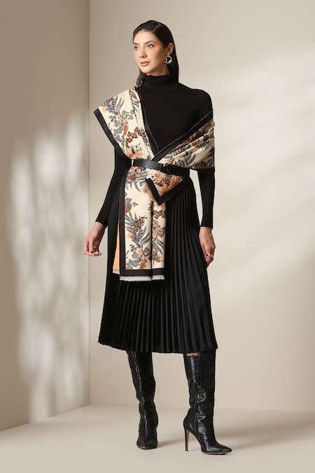 Dusala Floral Print Stole