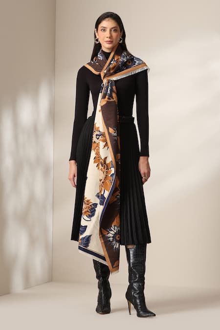 Dusala Floral Print Stole 