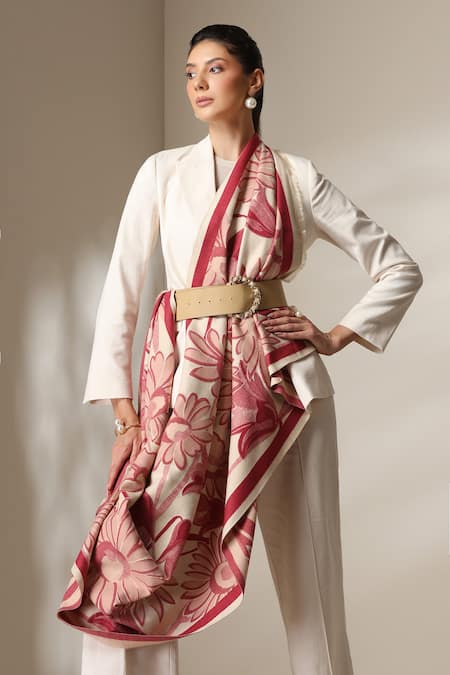 Dusala Floral Pattern Stole 