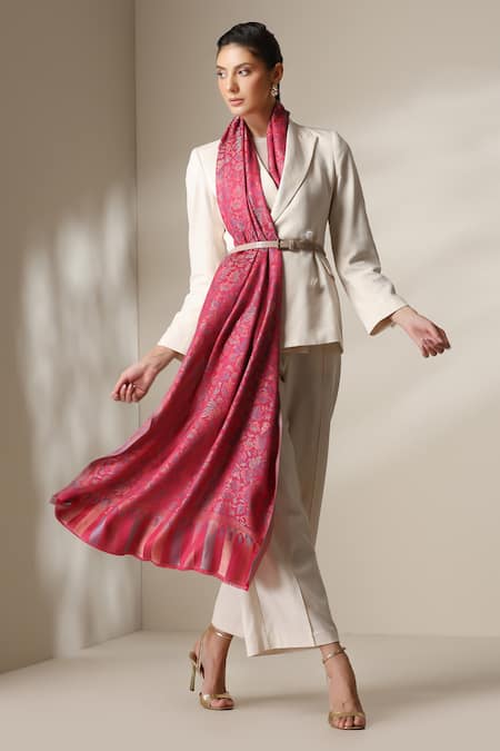 Dusala Floral Pattern Stole