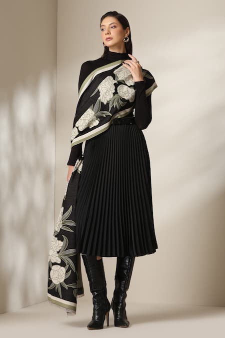 Dusala Floral Pattern Stole