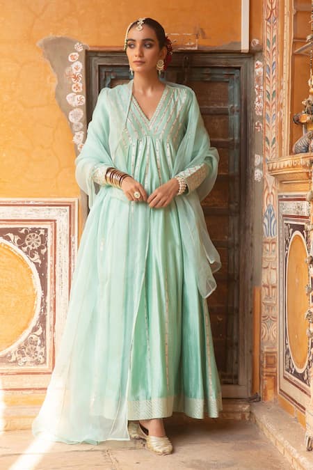 Amoree by Shikha Chaudhry Embroidered Anarkali Set 