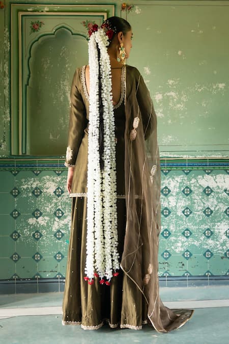 Amoree by Shikha Chaudhry Embroidered Kurta Sharara Set  