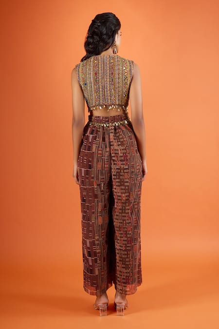 Tarun Tahiliani Embroidered Jumpsuit