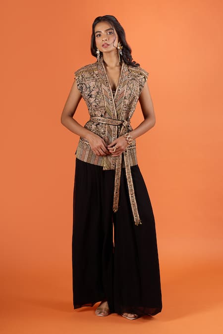 Tarun Tahiliani Embroidered Gilet 