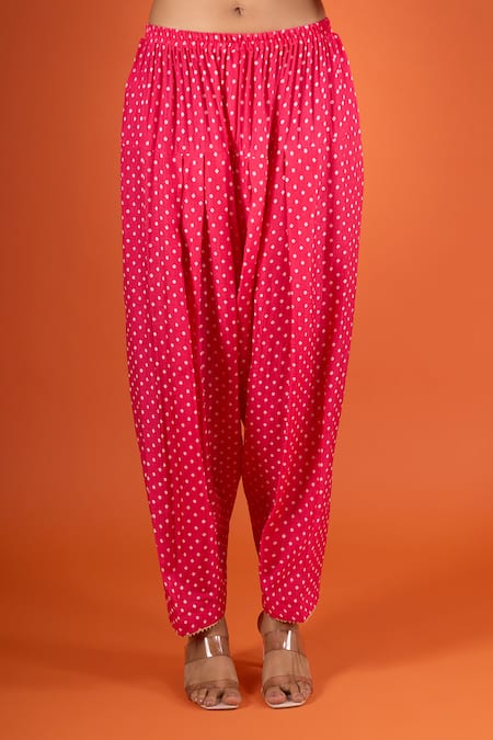 Shop Sheetal Batra Pink Round Neck Embroidered Kurta And Salwar Set Online at Aza Fashions Shop_Sheetal Batra_Pink Round Neck Embroidered Kurta And Salwar Set _Online_at_Aza_Fashions