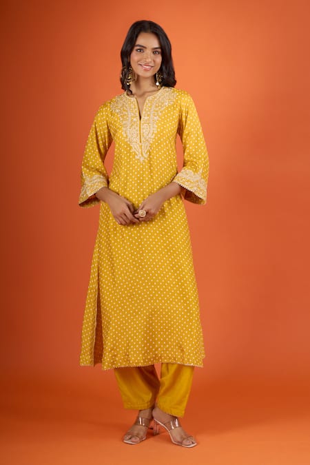 Sheetal Batra Embroidered Kurta & Salwar Set 