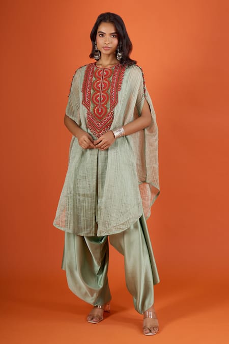 Prisho Embroidered Kaftan Pant Set