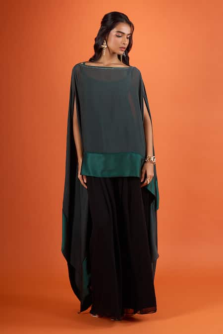 Tarun Tahiliani Asymmetric Cape Set