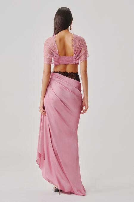 Aroka Rosette Ruched Crop Top 