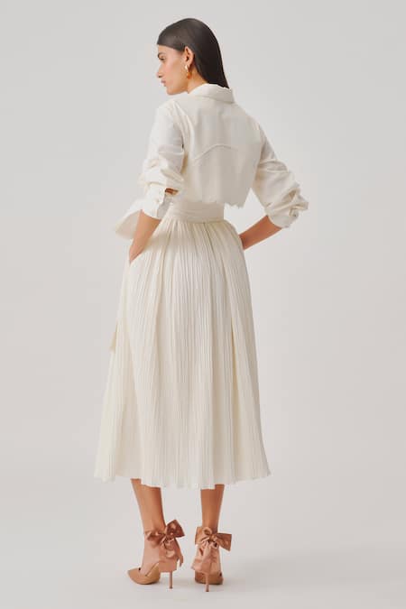 Aroka Ivory Atelier Trench Dress 