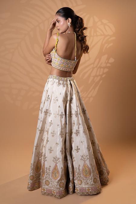 Jiya by Veer Design Studio Bridal Embroidered Lehenga Set 