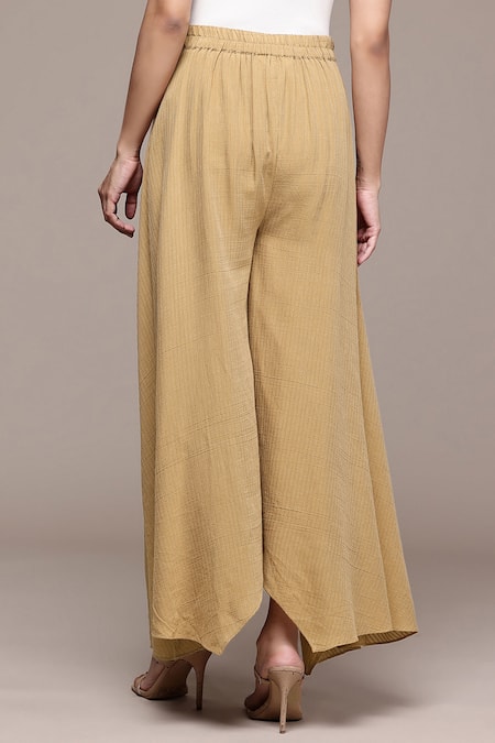 Ritu Kumar Asymmetric Plain Pant 
